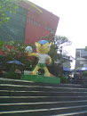 Gerobag Bandung Statue