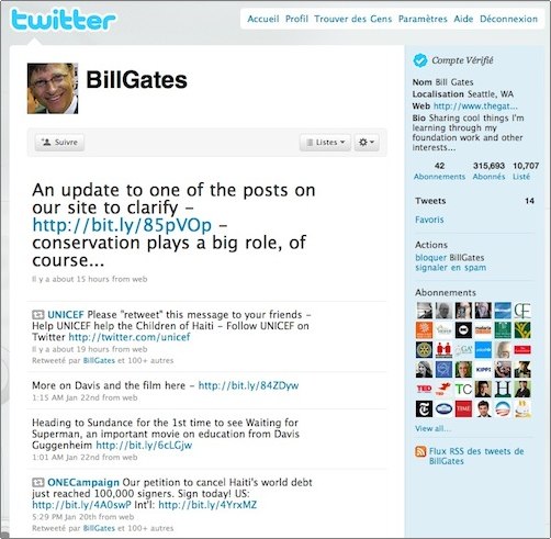 Twitter Bill Gates