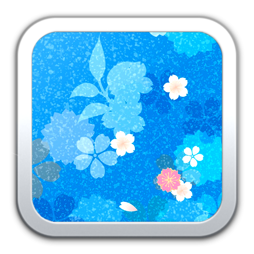 水晶藍花紋動態壁紙 LOGO-APP點子