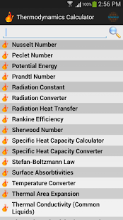 Thermodynamics Calculator Screenshots 1
