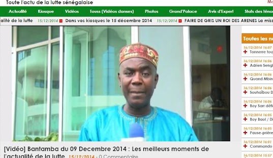 Lastest Actu lutte sénégalaise Arenebi APK