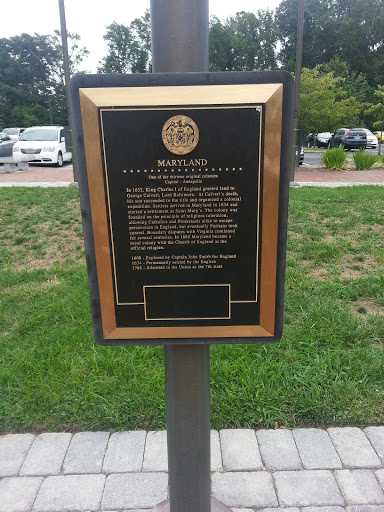 Maryland State Plaque