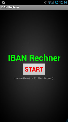 IBAN Rechner DE + AT + CH