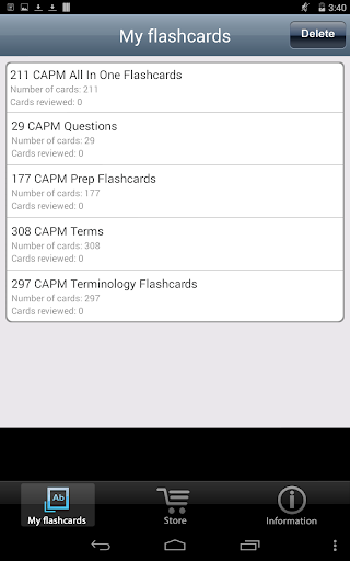 Passing the CAPM exam