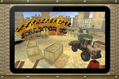 Construction site simulator 3D by MobilePlus poster 5