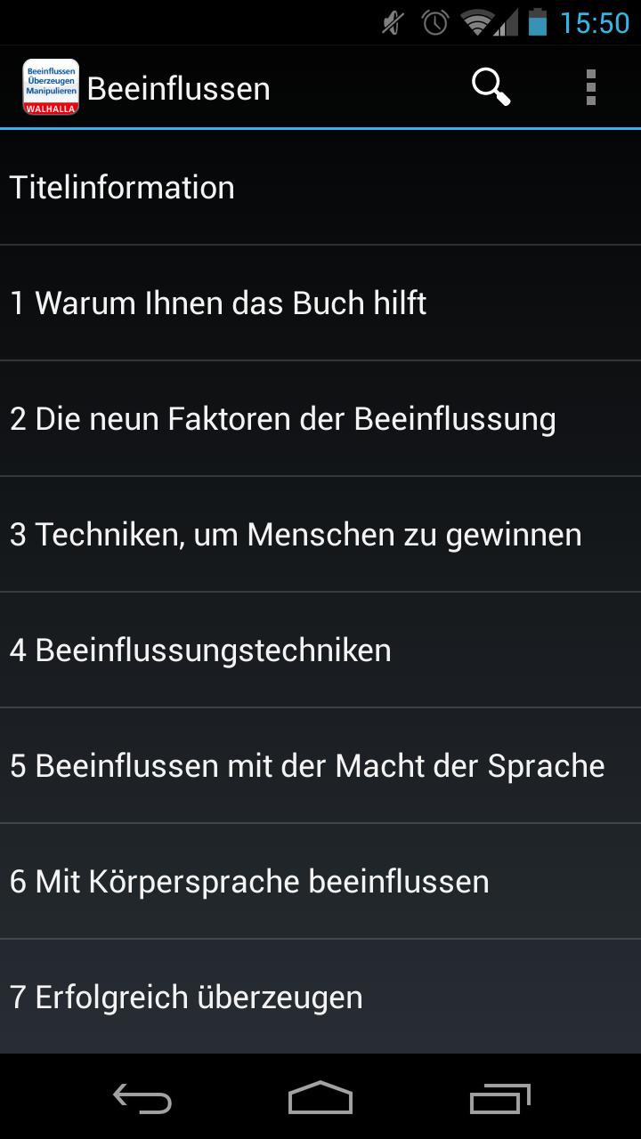 Beeinflussen und Überzeugen Screen 1