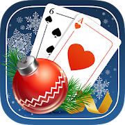 Solitaire Game. Christmas Free  Icon
