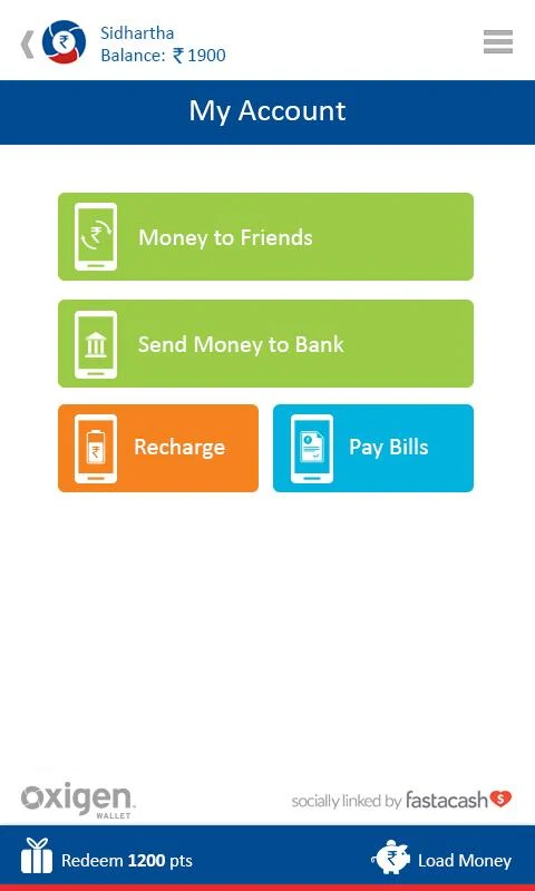 Oxigen Wallet &ndash; Money Transfer - screenshot