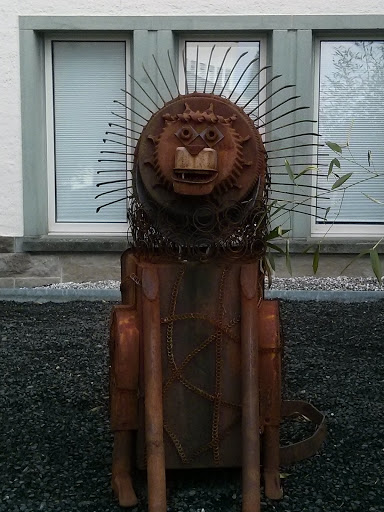 Creepy Lion at Hospital Horgen