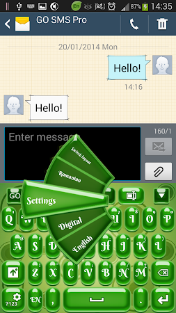 Green Keyboard 3 0 1 Apk Free Personalization Application Apk4now