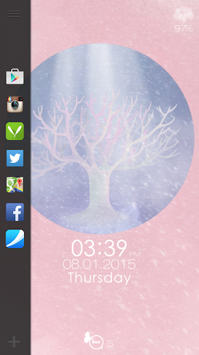 【免費個人化App】Glass Tree Live Locker Theme-APP點子