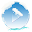 Poweramp Skin Blue Glacial Download on Windows
