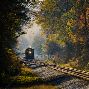 Country Journey by Bokeh Phototography - Transportation Trains