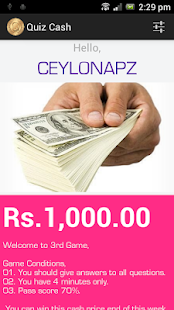 Quiz Cash | Win Pizza + Cash Screenshots 5