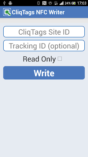 CliqTags NFC Writer
