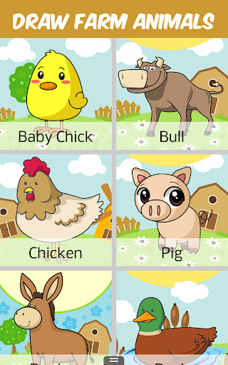 Draw Farm Animals for Kids