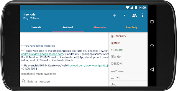 AndroIRC(圖3)-速報App