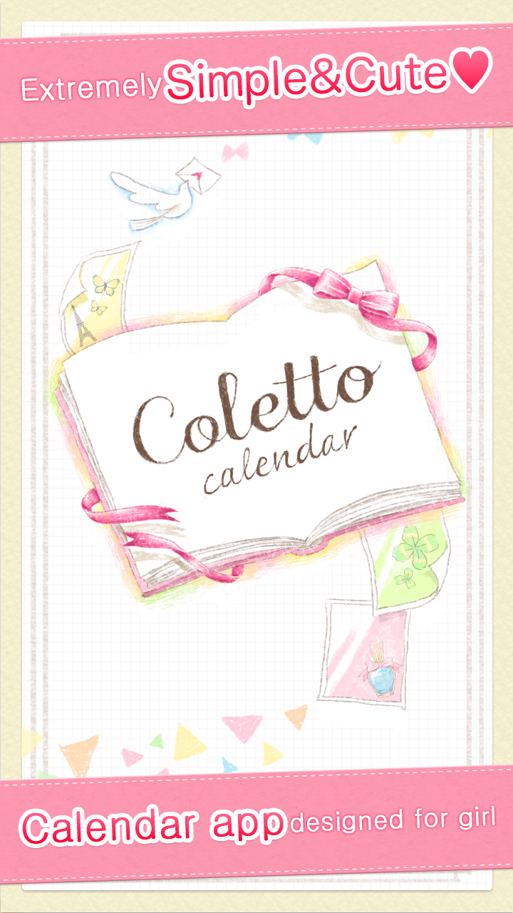 Coletto calendar~Cute diary Screen 1