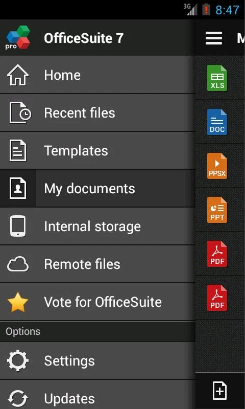 OfficeSuite Pro 7 (PDF& Fonts) - screenshot