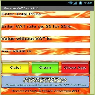 Free Download Reverse VAT calc APK