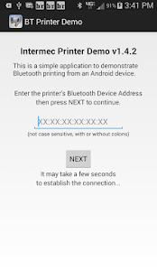 Lastest Intermec Printer Demo APK