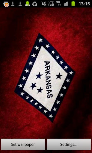 Arkansas Flag Live Wallpaper