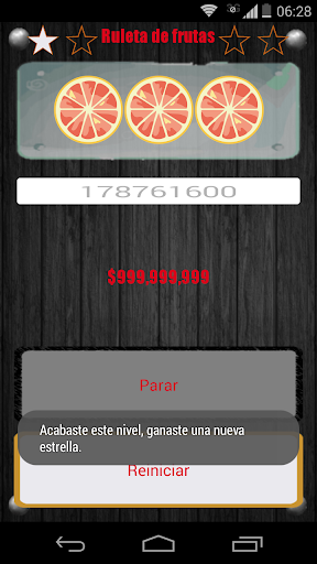 Ruleta de frutas