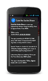 Code like Sachin Dhane UniPune poster 1