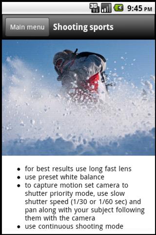 DSLR Camera - Photo Guide Free Screen 3