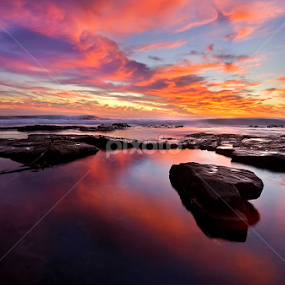 Winter skies by Juan Wernecke - Landscapes Waterscapes