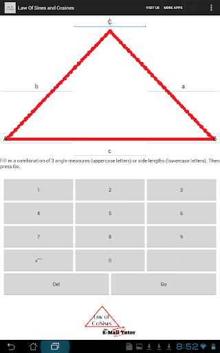 【免費教育App】Law of Sines and Cosines-APP點子