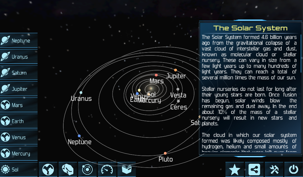   Solar System Explorer HD Pro – Capture d'écran 