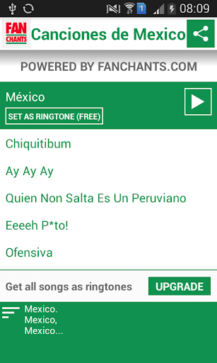 Mexico - Canciones del Mundial