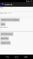 Captura de pantalla de Student Database APK #1
