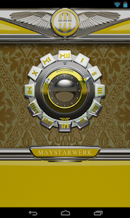 Clock Widget Yellow Gear Screenshots 6