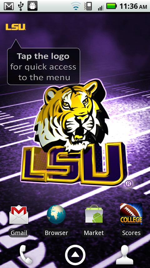 Android application LSU Revolving Wallpaper screenshort