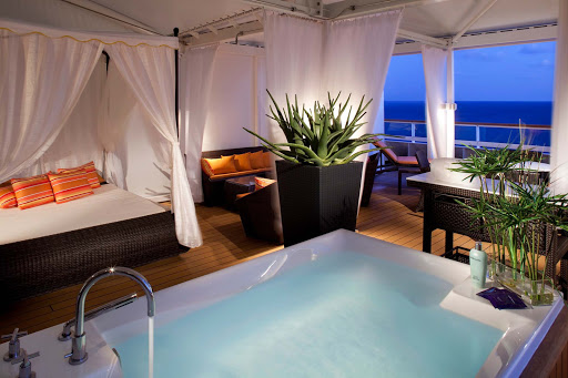 Escape to a private, personal spa hideaway on your Seabourn ship.