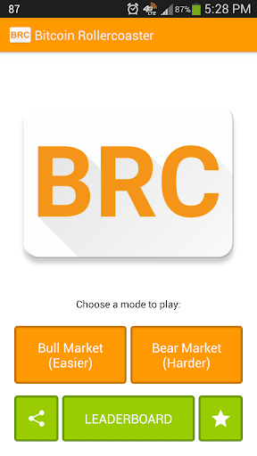 BRC Bitcoin Rollercoaster