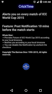 CrickTime ▌WorldCup Fixture 15 Screenshots 11