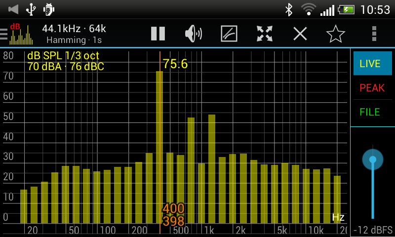 Sound Spectrum Pro Screen 2