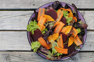 Orange, Carrots and Beet Salad