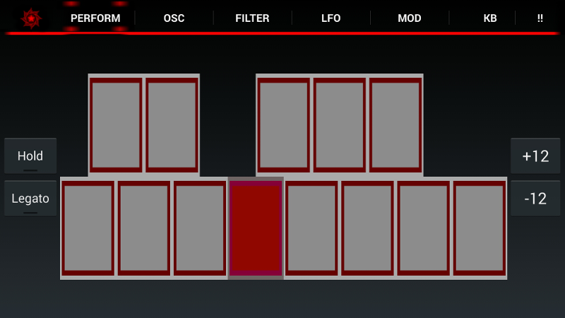 Grimoire Synthesizer App Screen 1