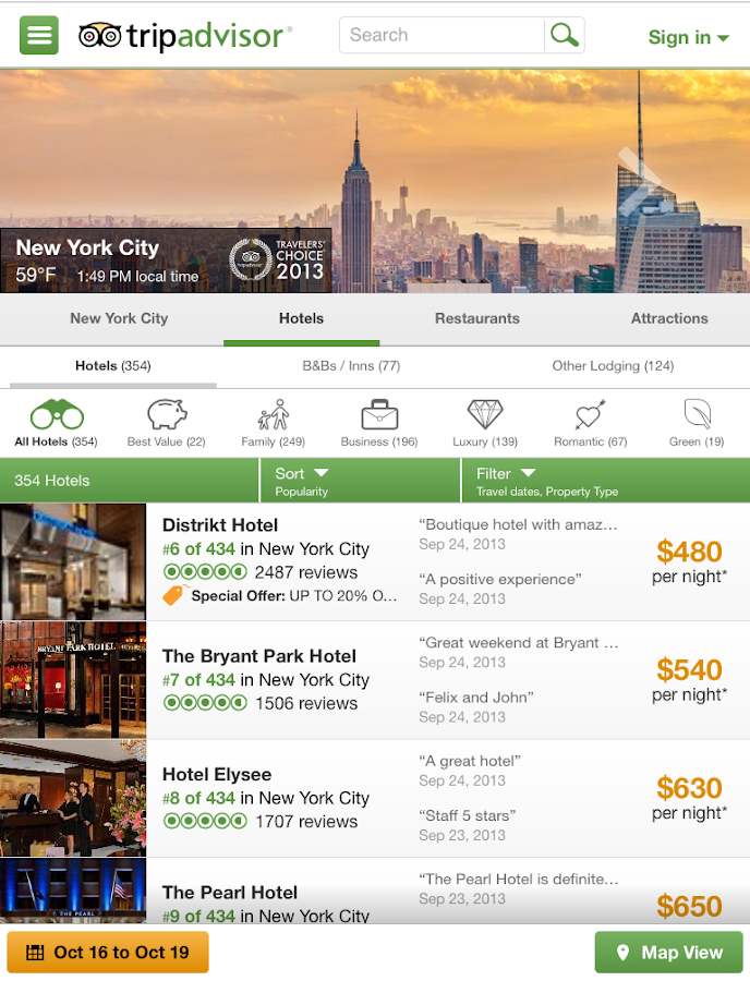 TripAdvisor Hotels Flights Android Apps on Google Play