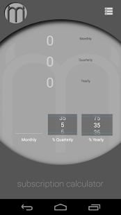 Subscription Calculator Screenshots 0