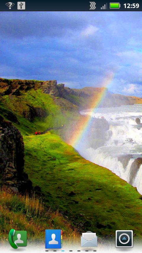 Scenic Waterfall Wallpaper - screenshot