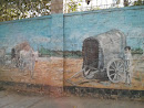 Bullock Carts Wall Mural