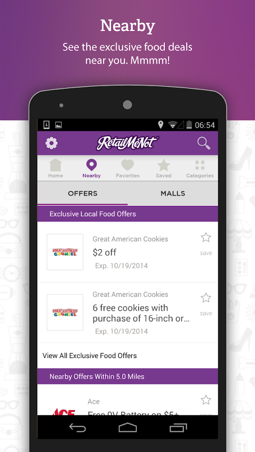 RetailMeNot Coupons Android Apps On Google Play