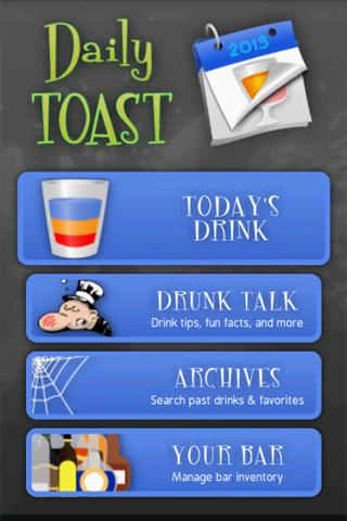 Daily Toast: drinking calendar