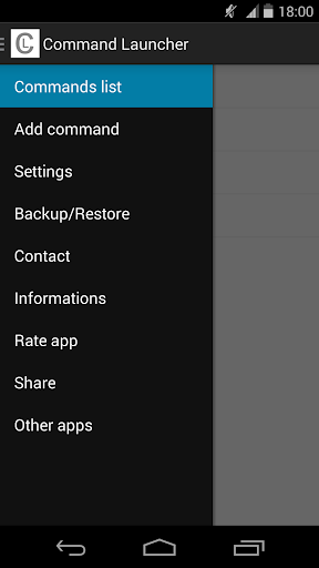 Commands Launcher