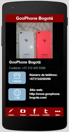 【免費生產應用App】Celulares GooPhone Bogota-APP點子